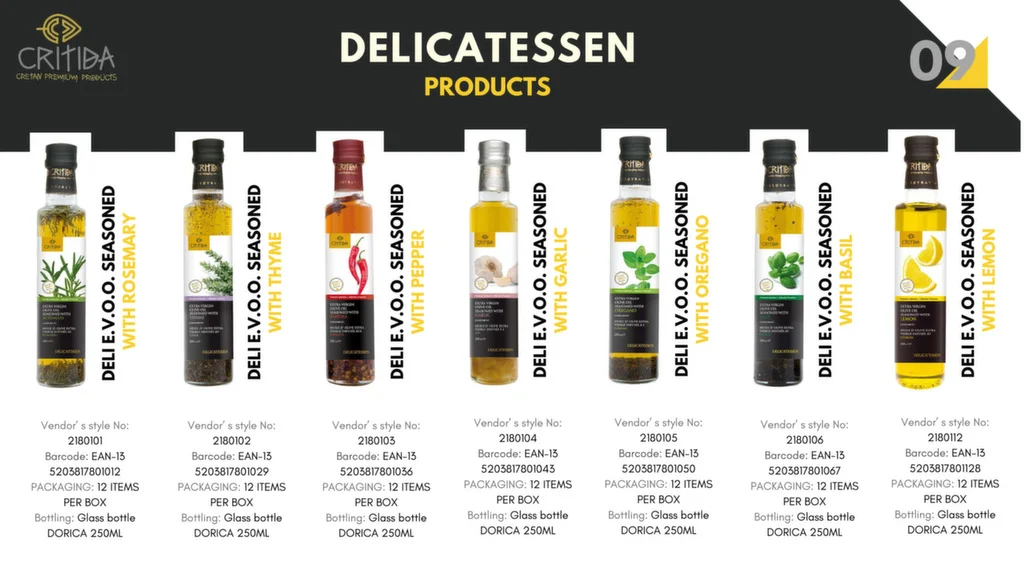 Critida Flavoured Olive Oil