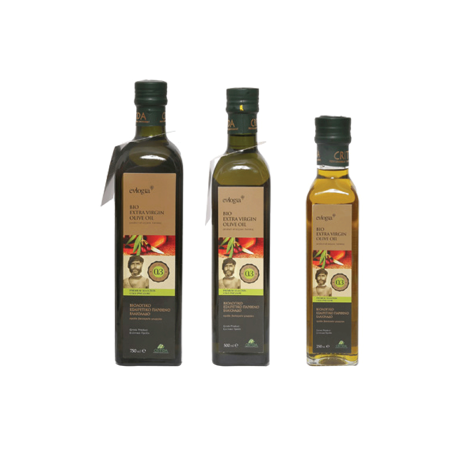 Greek Organic Extra Virgin Olive Oil 0,2% from Crete Greece