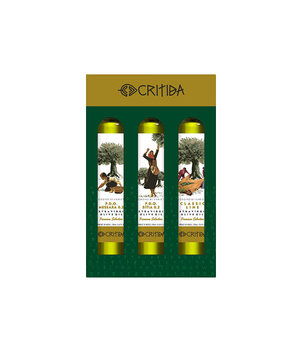 Greek Extra Virgin Olive Oil from Crete - Gift Box