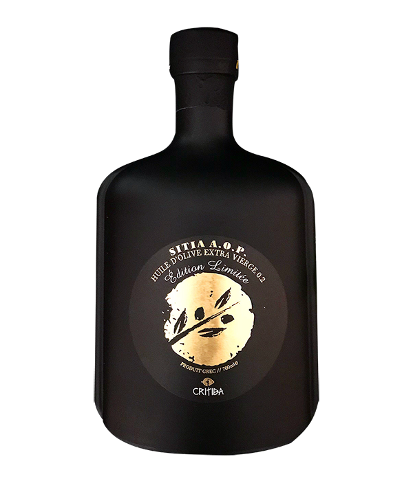 Greek Extra Virgin Olive Oil (EVOO) from the island of Crete Greece.