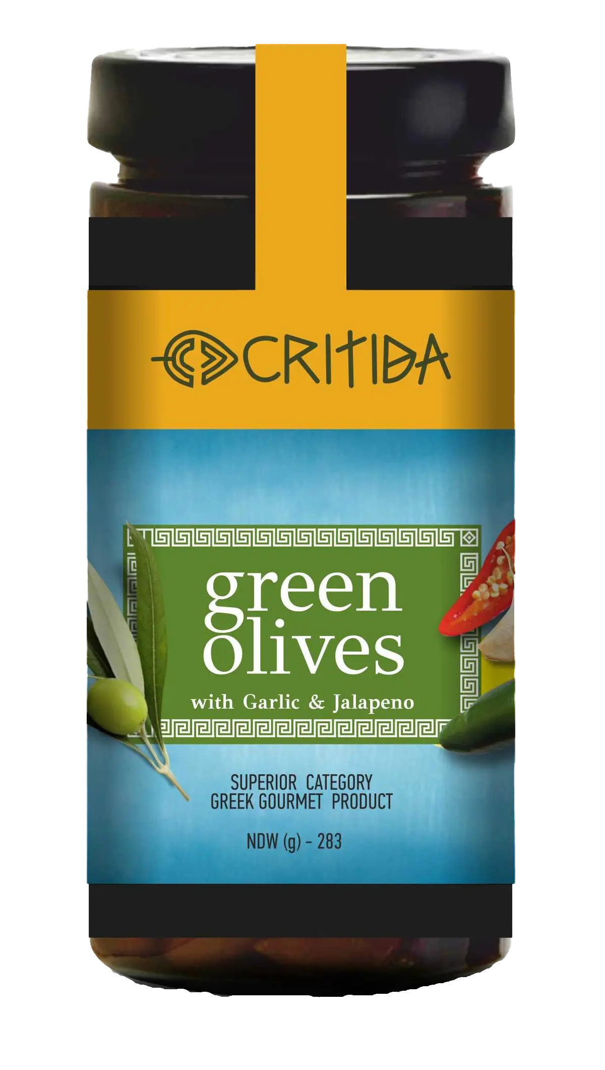 Grekiska bordsoliver - gröna oliver