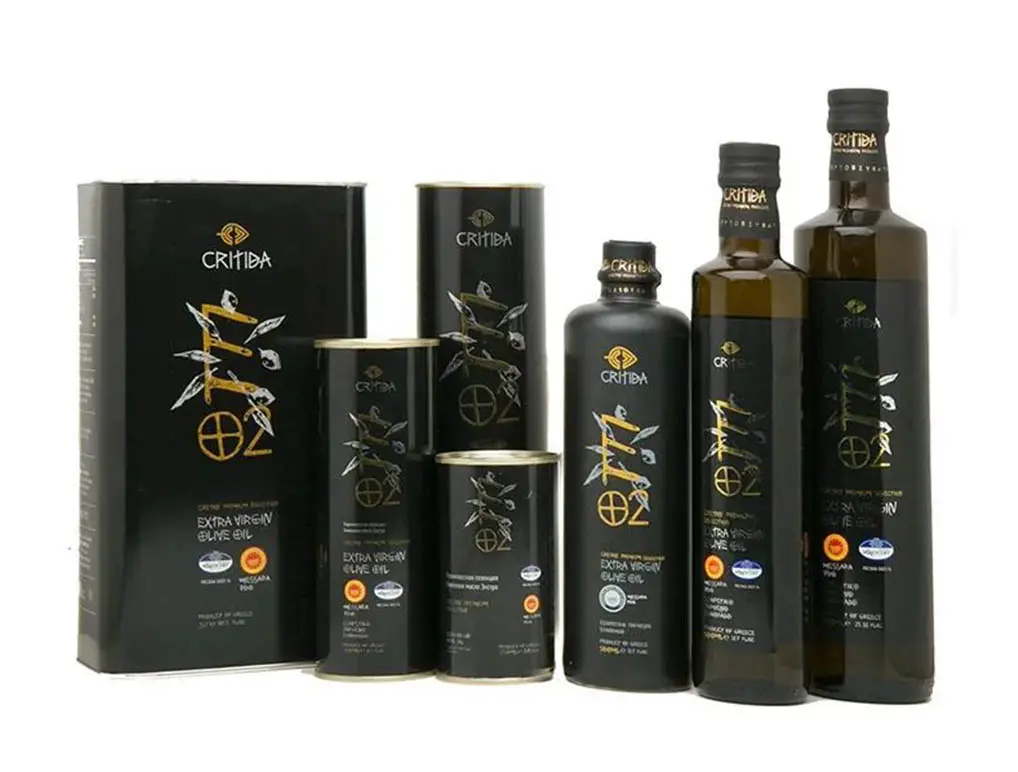 Messara PDO - extra virgin olive oil (EVOO) from Crete Greece