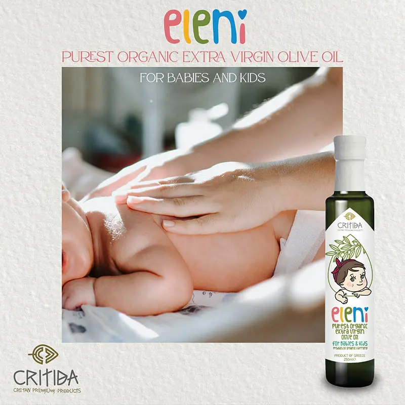 Purest Organic Extra Virgin Olive Oil for BABIES and KIDS
