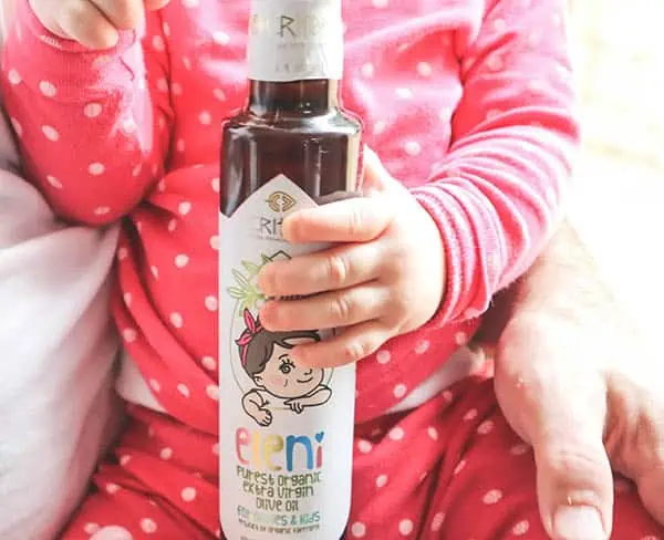 Eleni - Aceite de oliva virgen extra orgánico más puro de Creta Grecia para bebés y niños