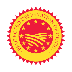 Logo der geschützten Ursprungsbezeichnung (gU).