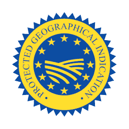 Logo der geschützten geografischen Angabe (g.g.A.).