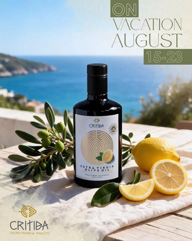 Summer Holidays for Cretan Bio Extra virgin Olive Oil