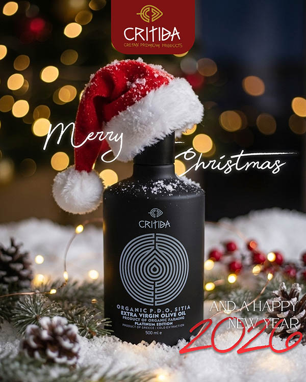 Critida Olive Oil Christmas Holidays Card 2026