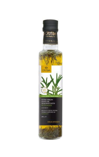 rozmaring ízű EVOO olívaolaj Kréta Görögország szigetéről