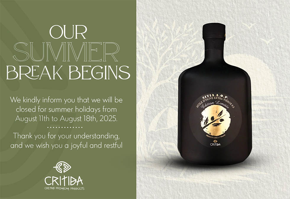 summer holidays for Critida EVOO Wholesaler